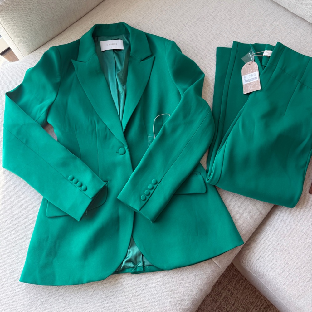 Meshki Emerald Green Suit Set